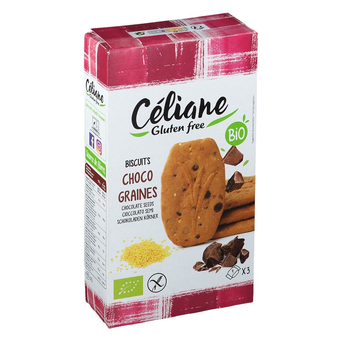 Image of Céliane Kekse mit Schokoladenstückchen