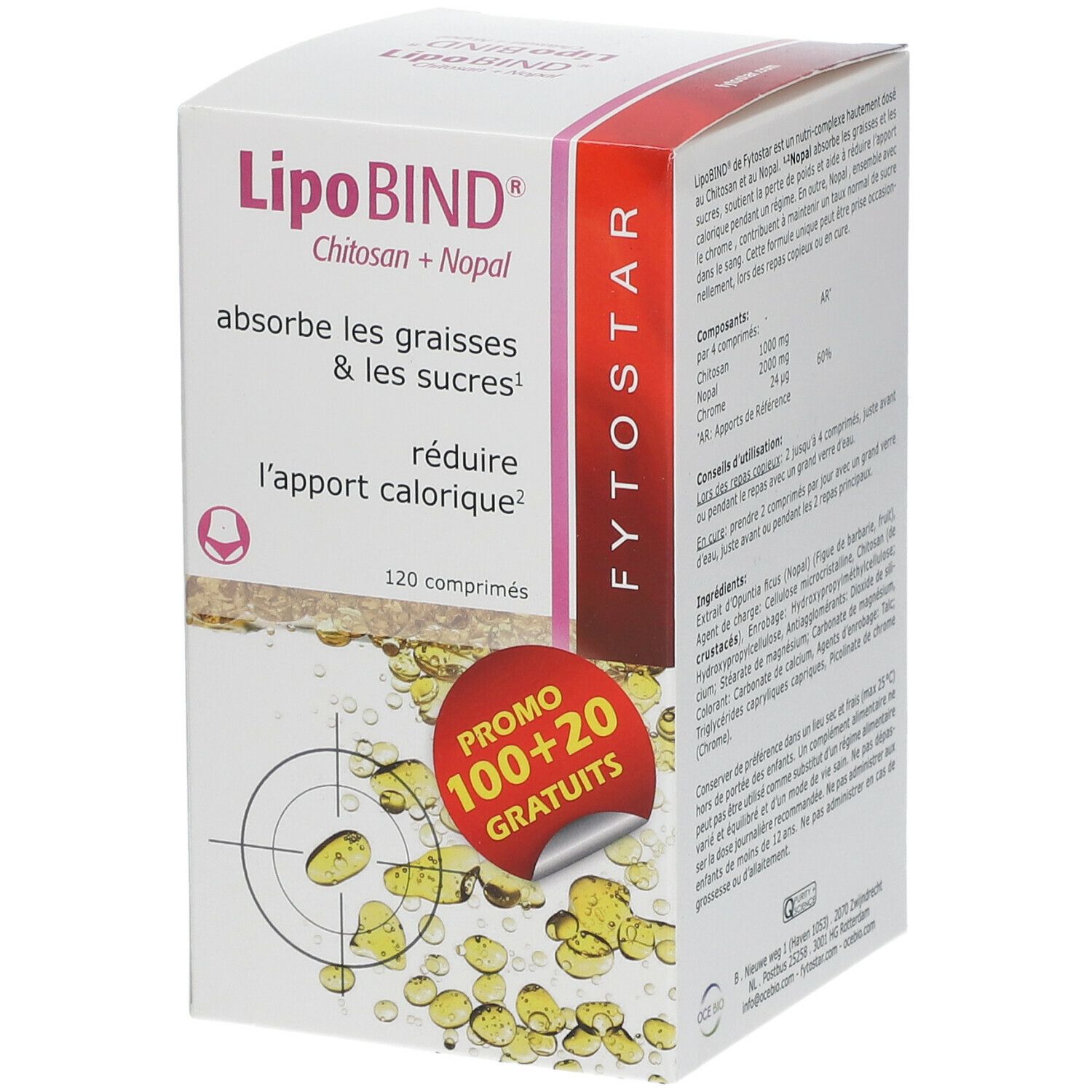 Image of FYTOSTAR LipoBIND® Chitosan + Nopal