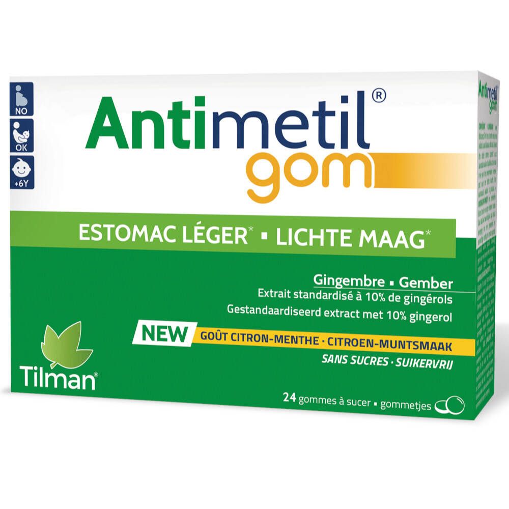 Antimetil® gom leichter Magen Ingwer