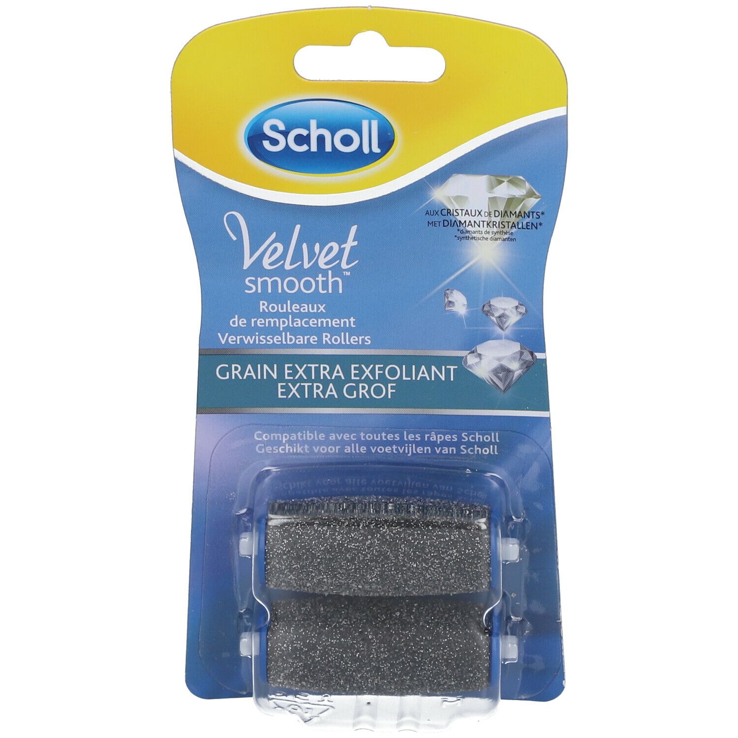 Scholl Velvet Smooth Pedi extra stark mit Diamantpartikeln