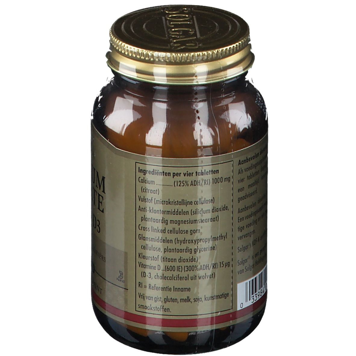 Solgar Calcium Citrate Vitamin D-3 - shop-apotheke.ch