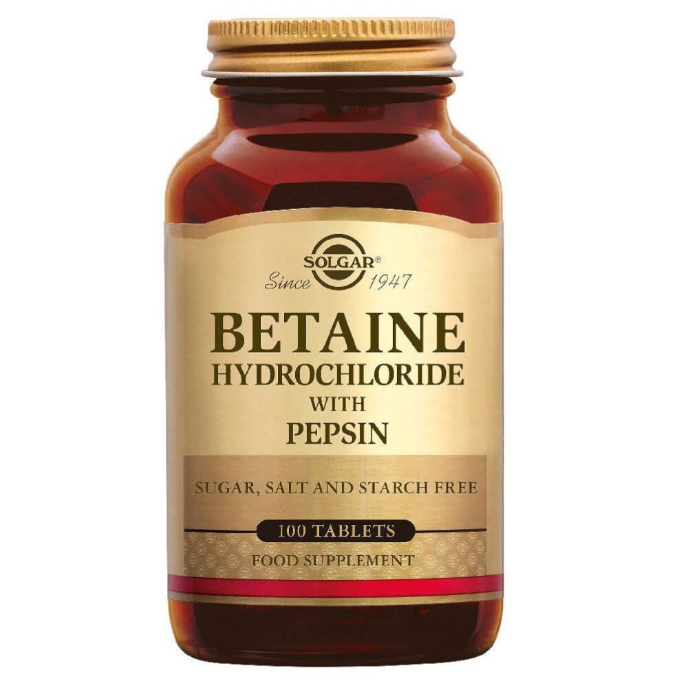 Solgar® Betaine Hydrochlorid mit Pepsin