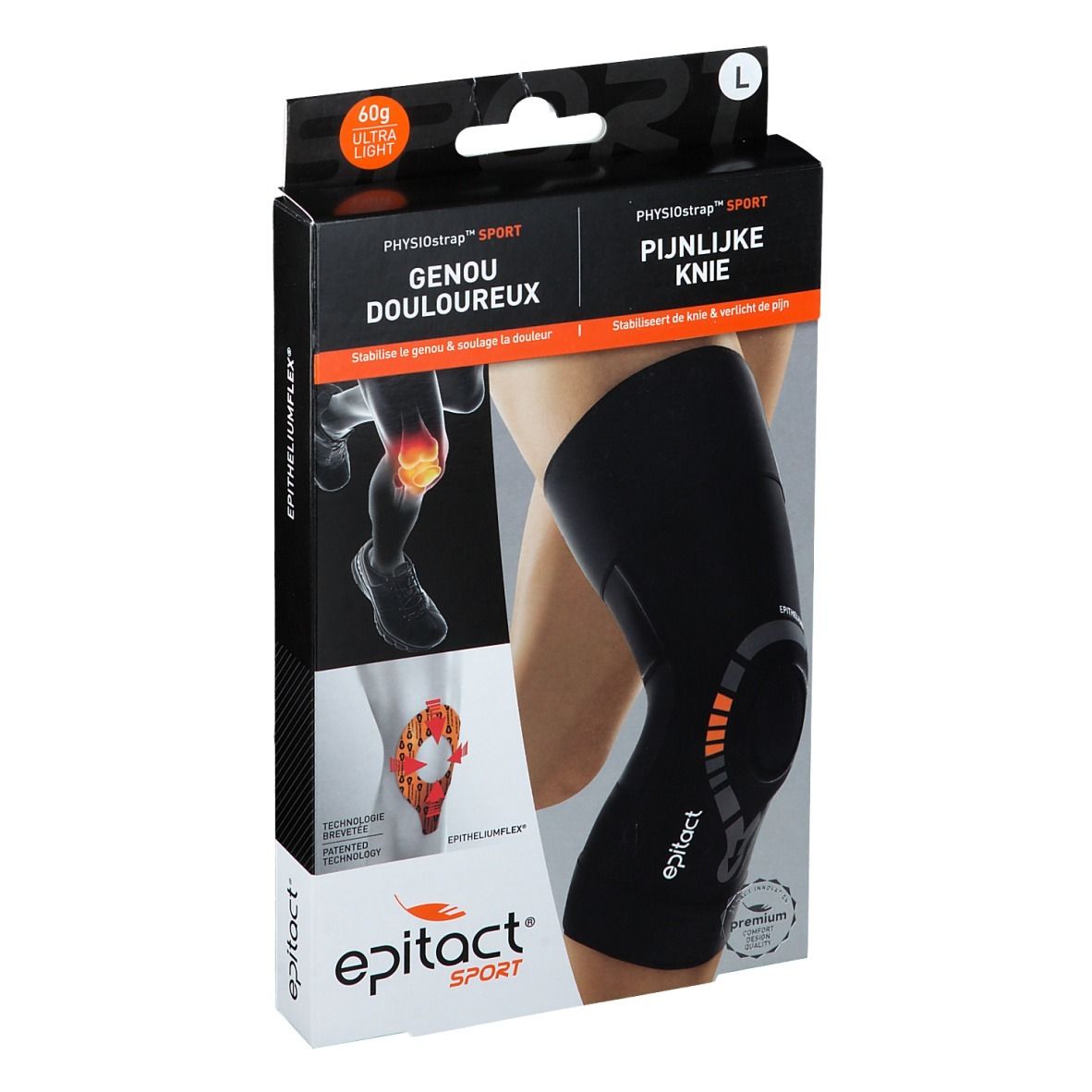 epitact® Sport Kniebandage EPITHELIUM Flex® Gr. L