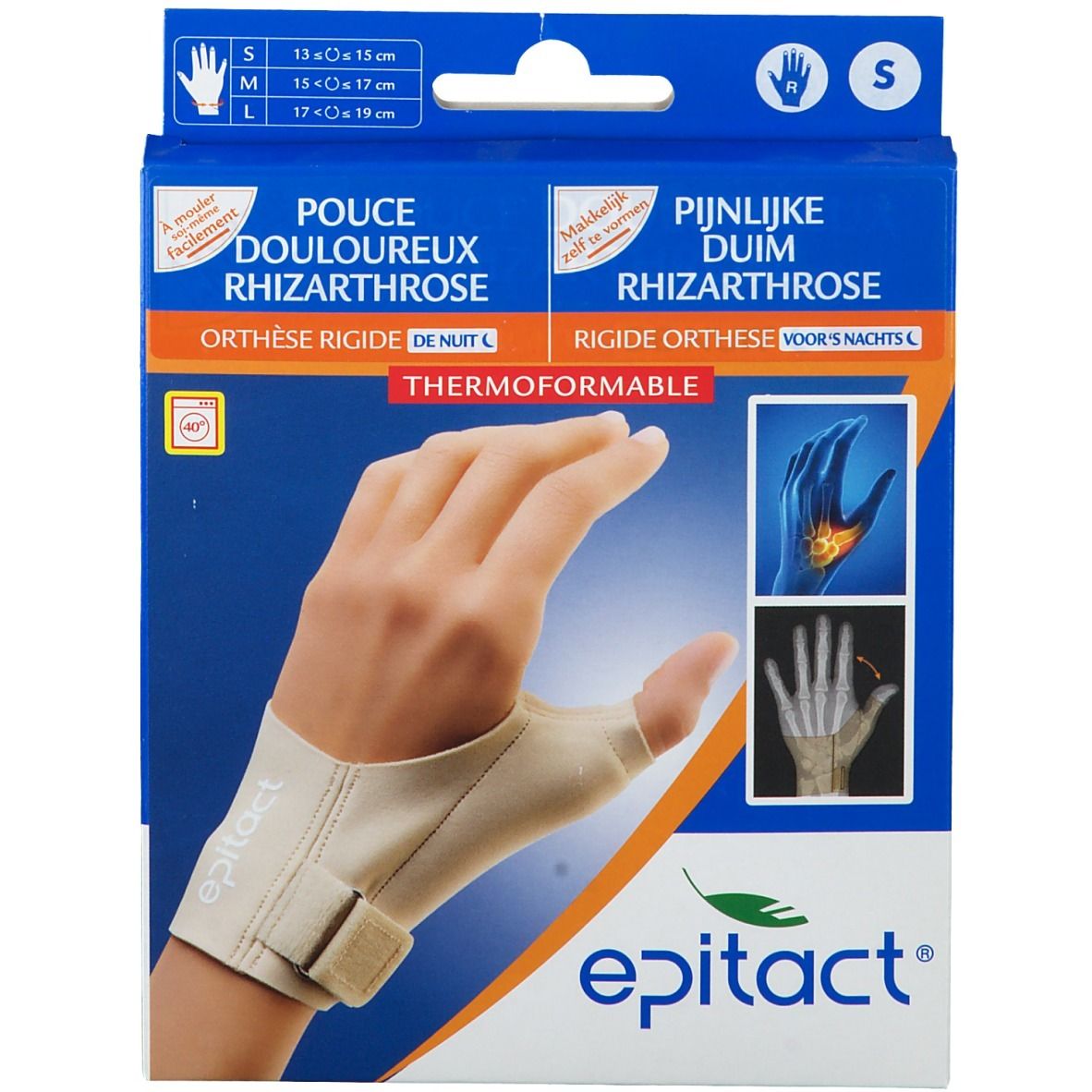 epitact® Daumenorthese THERMOFORMABLE rechts Gr. S