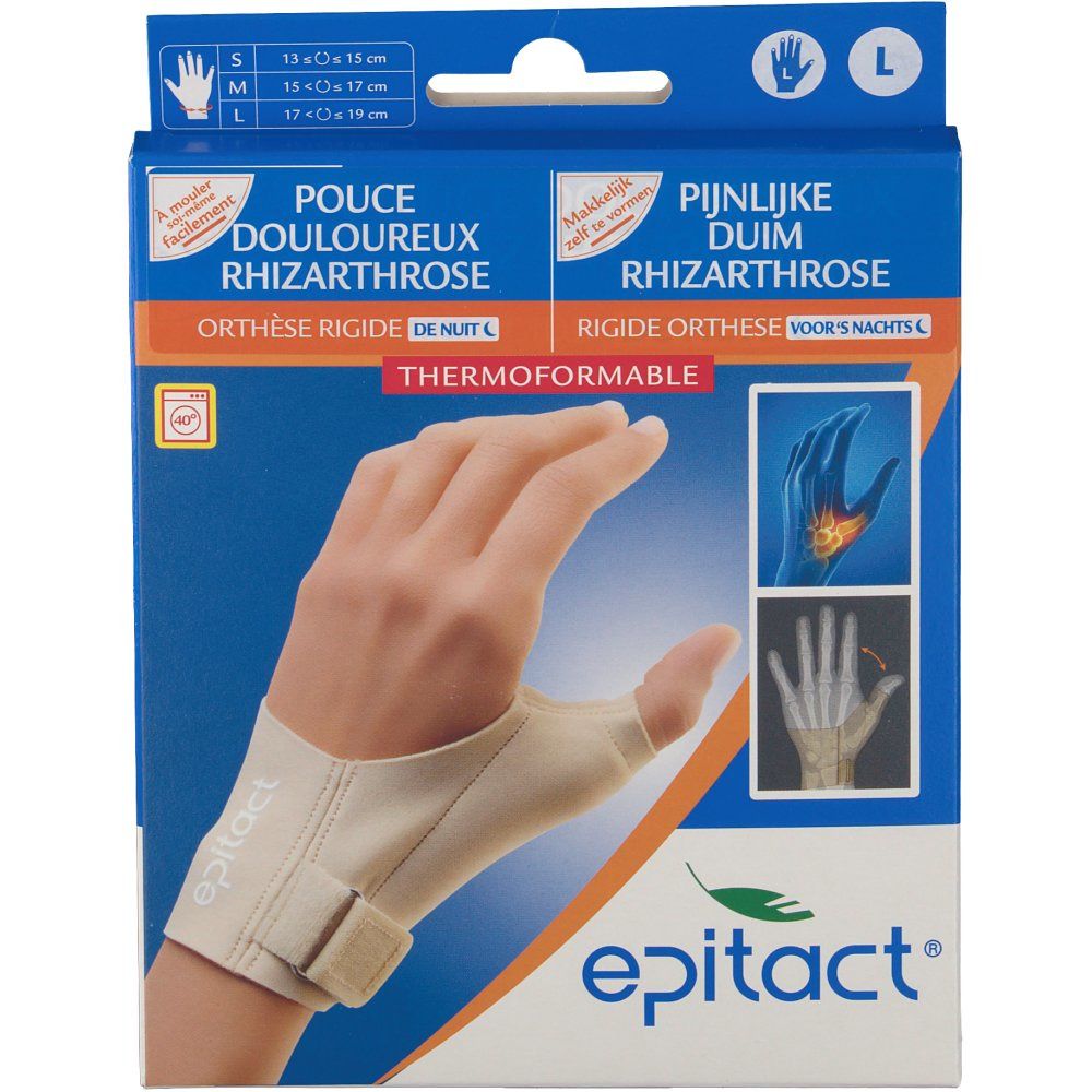 epitact® Daumenorthese THERMOFORMABLE links Gr. L