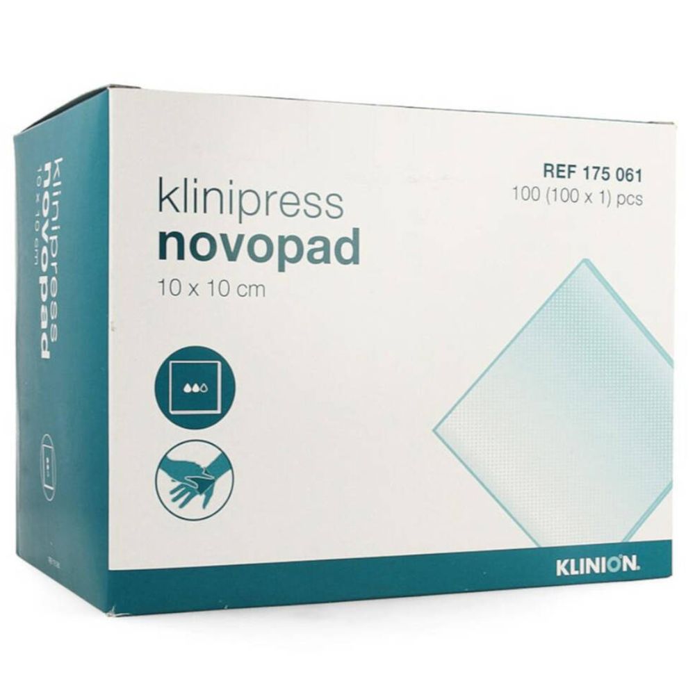 KLINION® Novopad Absorb Kompresse 10 x 10 cm