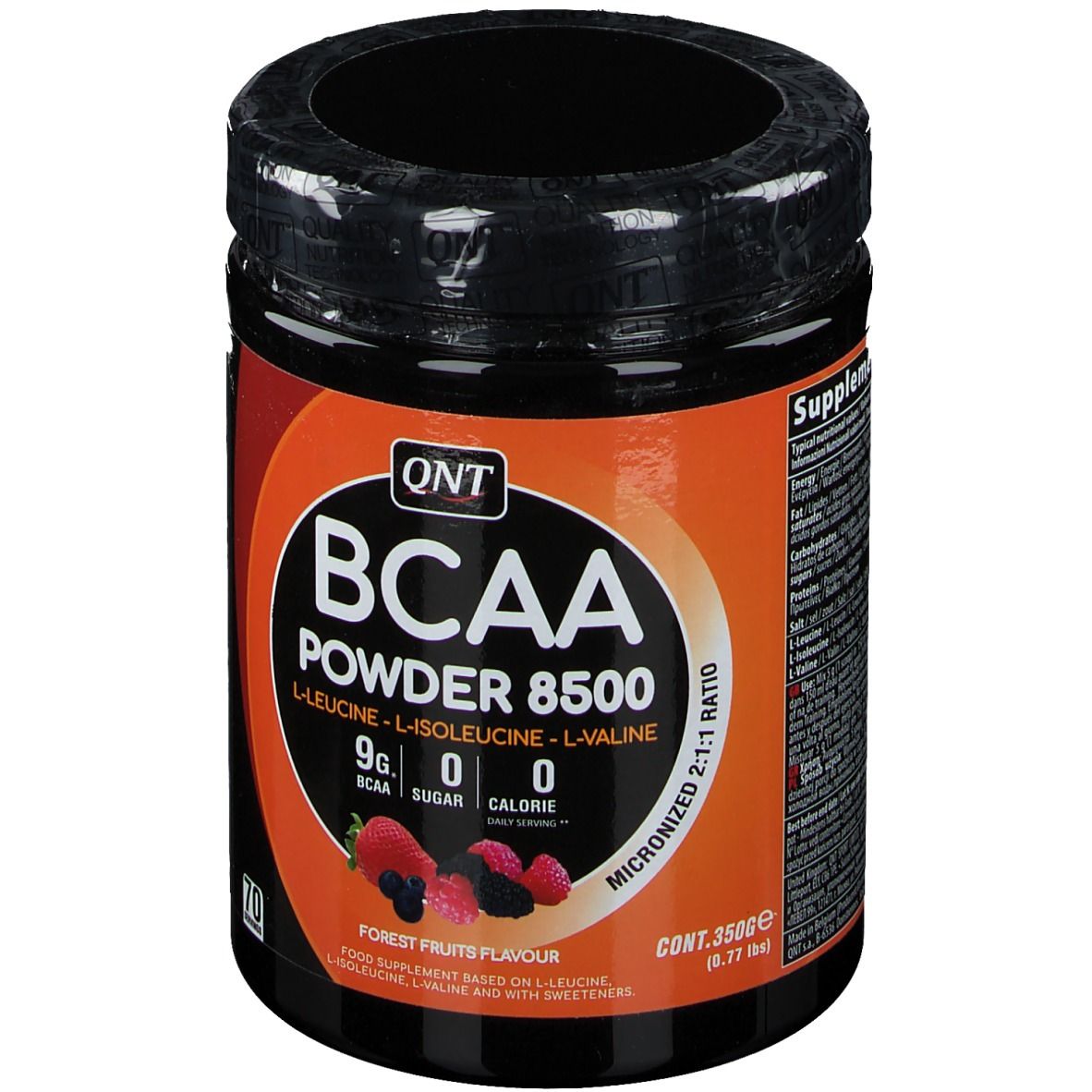 QNT BCAA 8500 WaldfrüchtePulver shopapotheke.ch