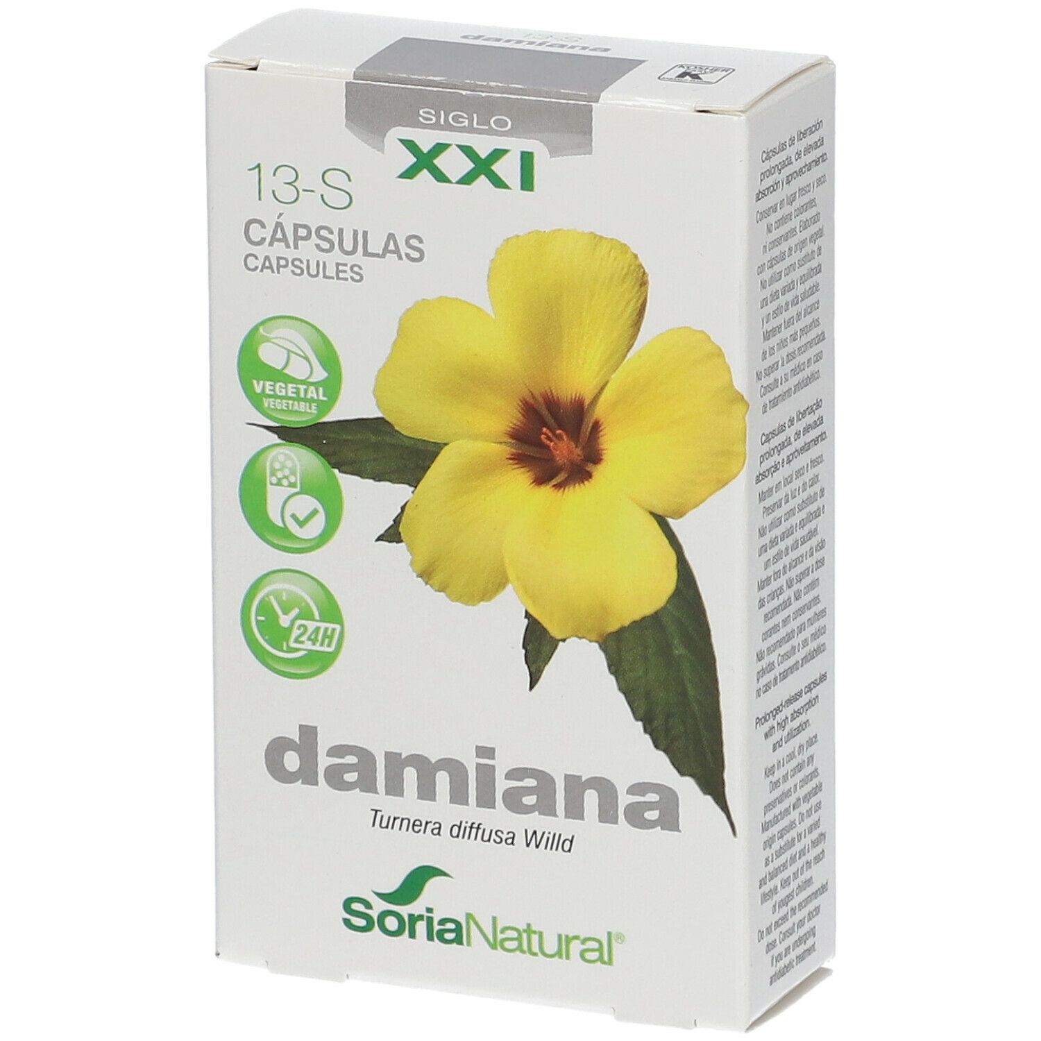 Soria Natural® 13-S Damiana XXI Kapseln