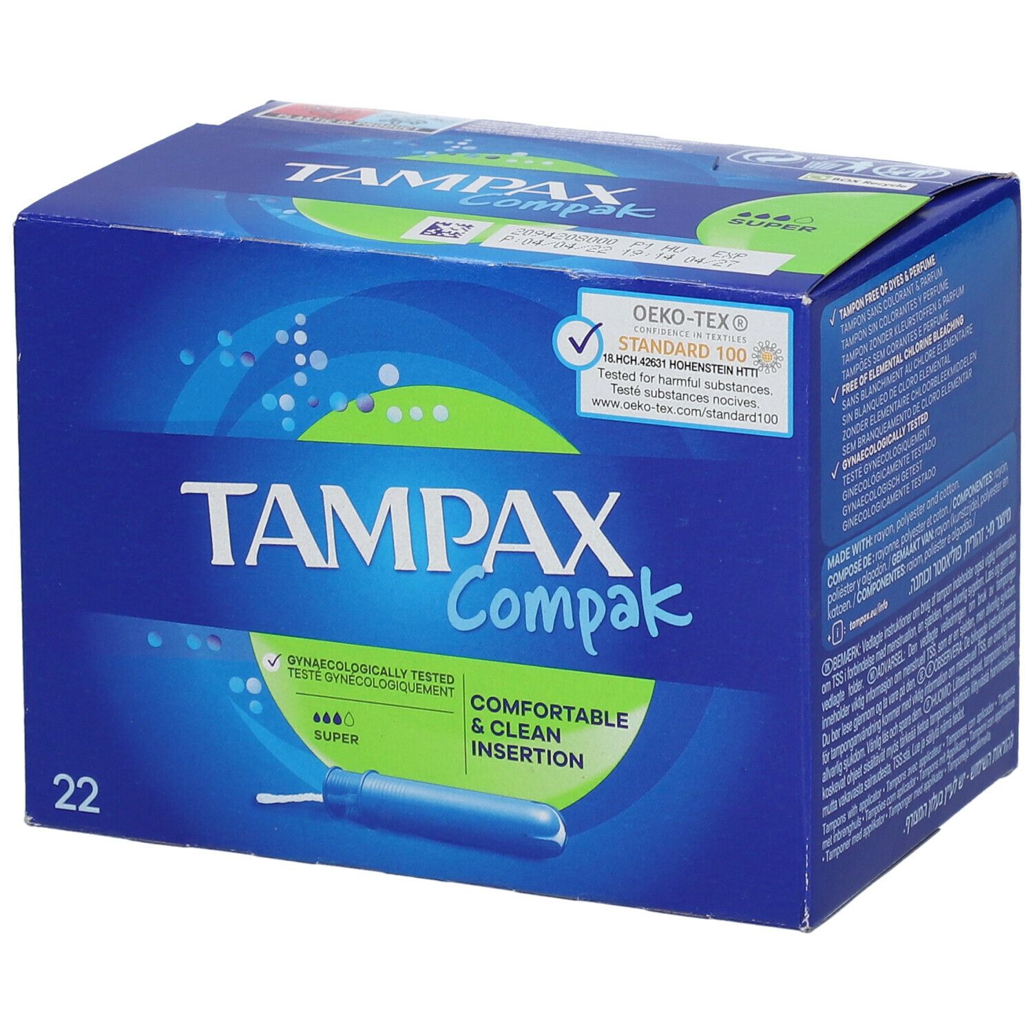 Image of TAMPAX Compak Super