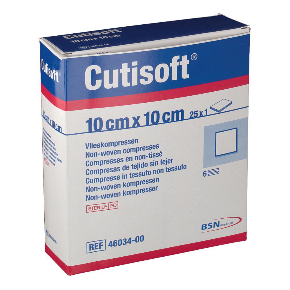 Image of Cutisoft® Sterile Tupfer aus Vliesstoff 10 cm x 10 cm