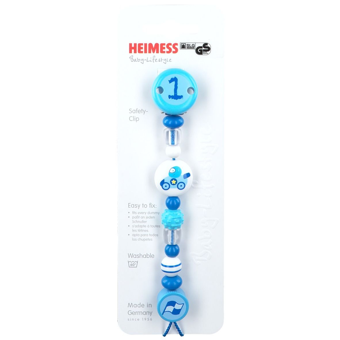 Heimess Attache Sucette Plastique Formule 1