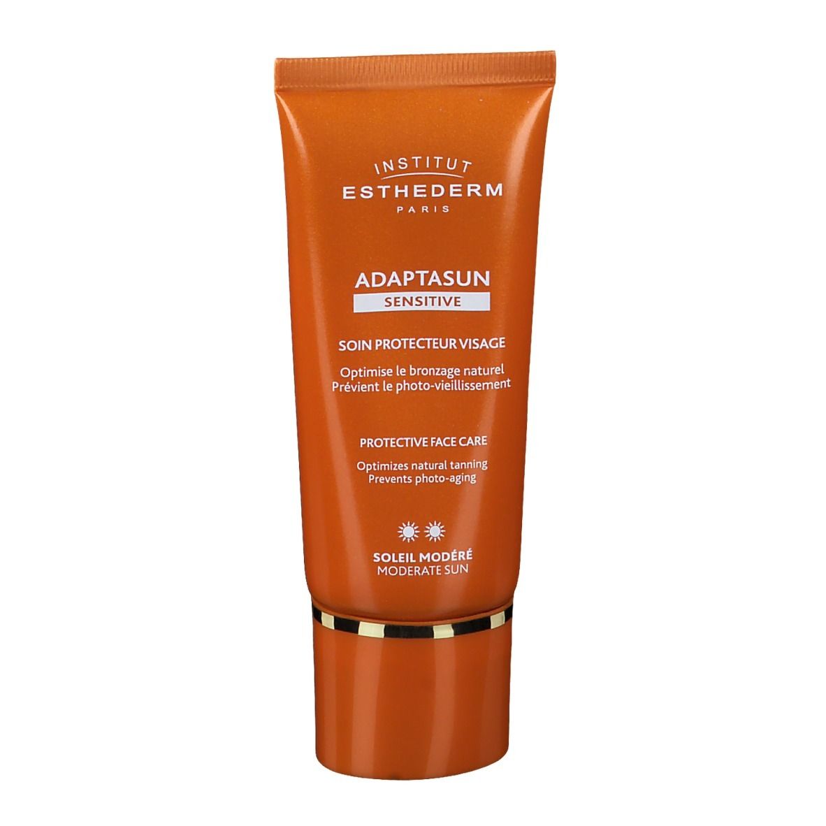 INSTITUT ESTHEDERM Adaptasun Sensitive Mäßige Sonnencreme für das Gesicht