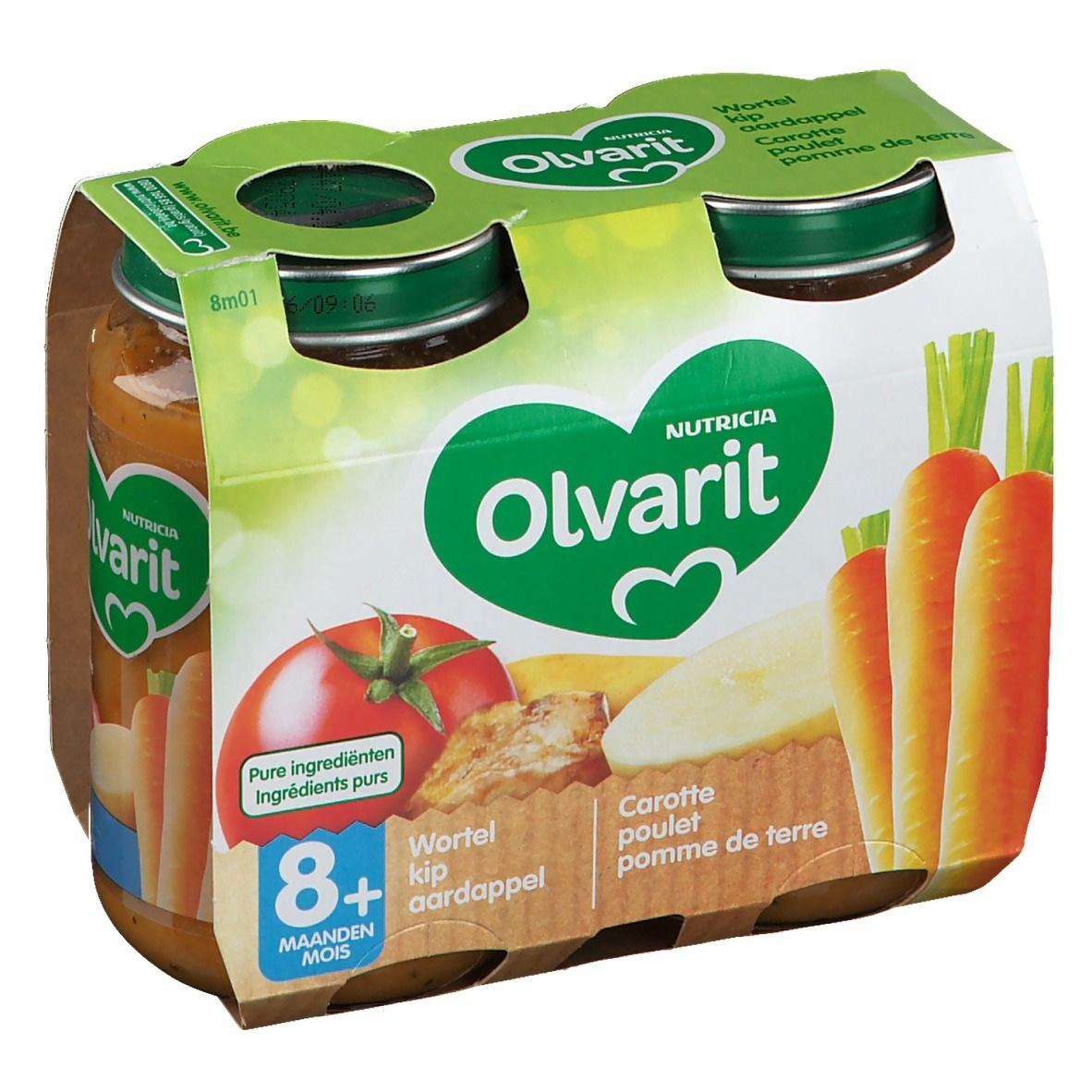 NUTRICIA Olvarit Karotte, Hühnchen und Kartoffeln 18+ Monate