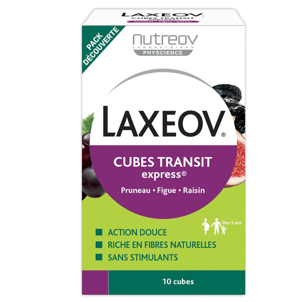 Image of LAXEOV® Würfel Transit express® Pflaume Feigen Traubenfeige