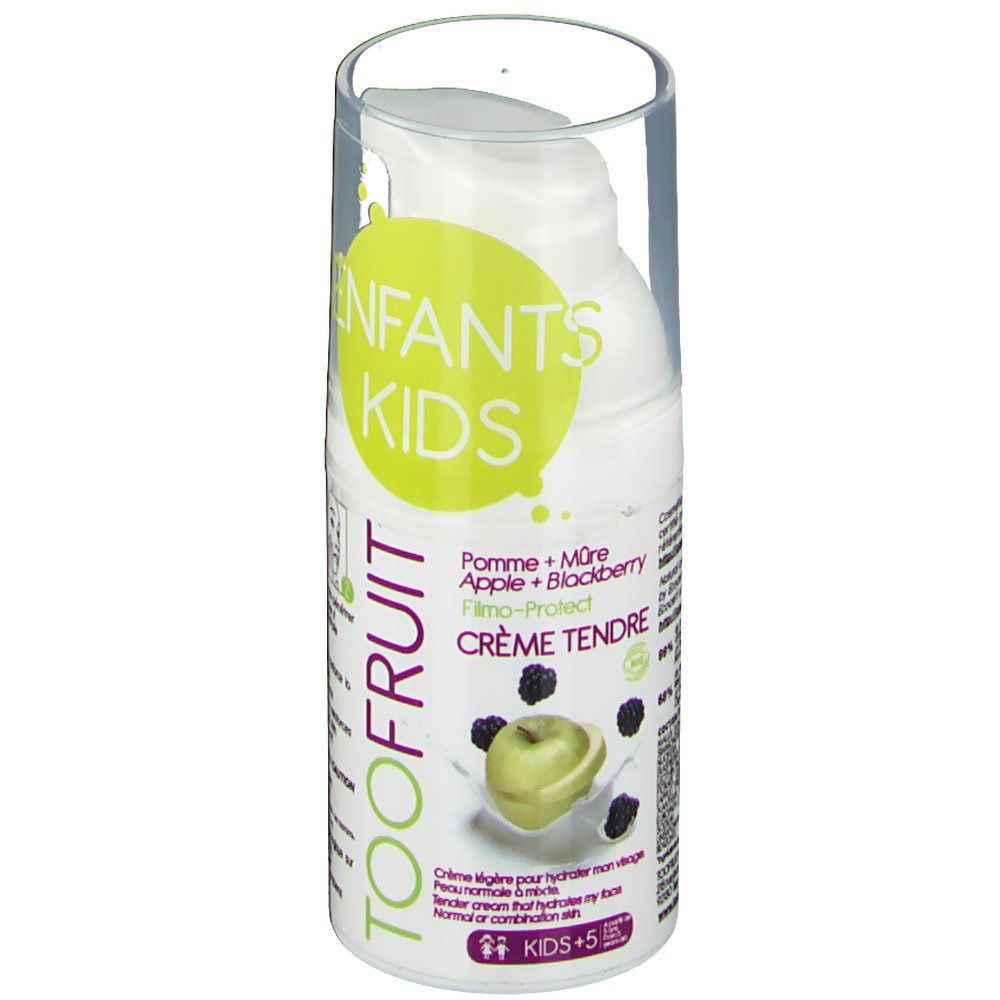 TOOFRUIT® CRÈME TENDRE Kinder Gesichtscreme Apfel-Brombeere