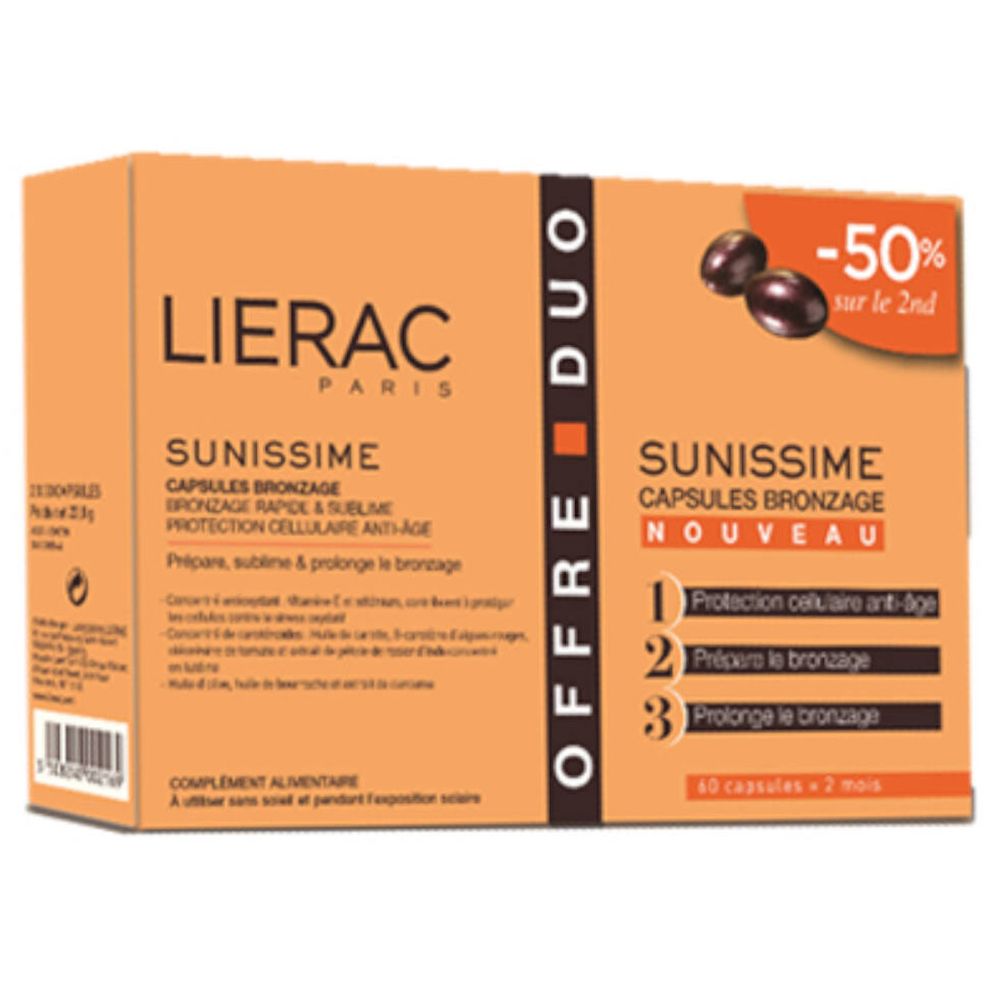 LIERAC SUNISSIME Bräunungskapseln
