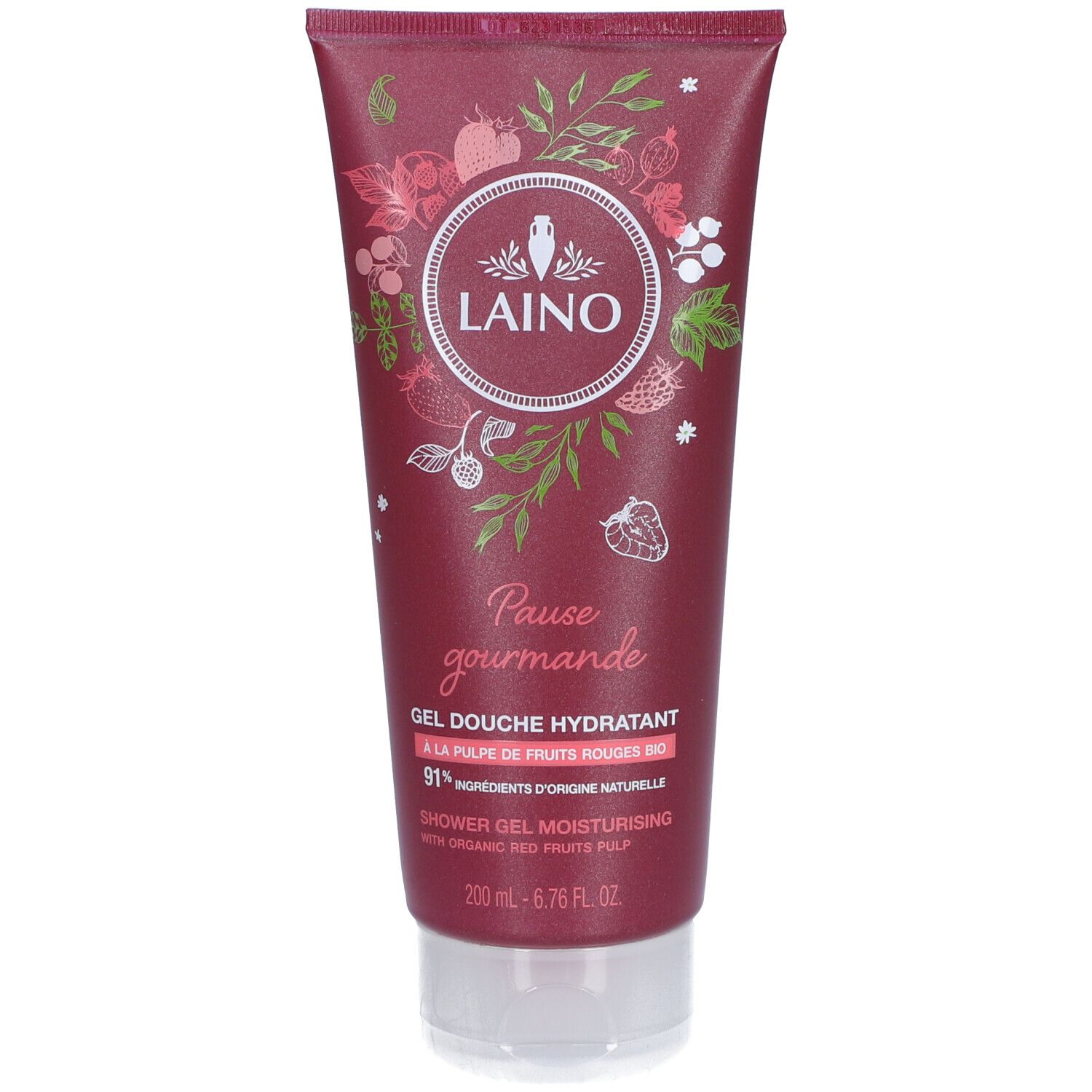 LAINO Gel douche hydratant Fruits Rouges