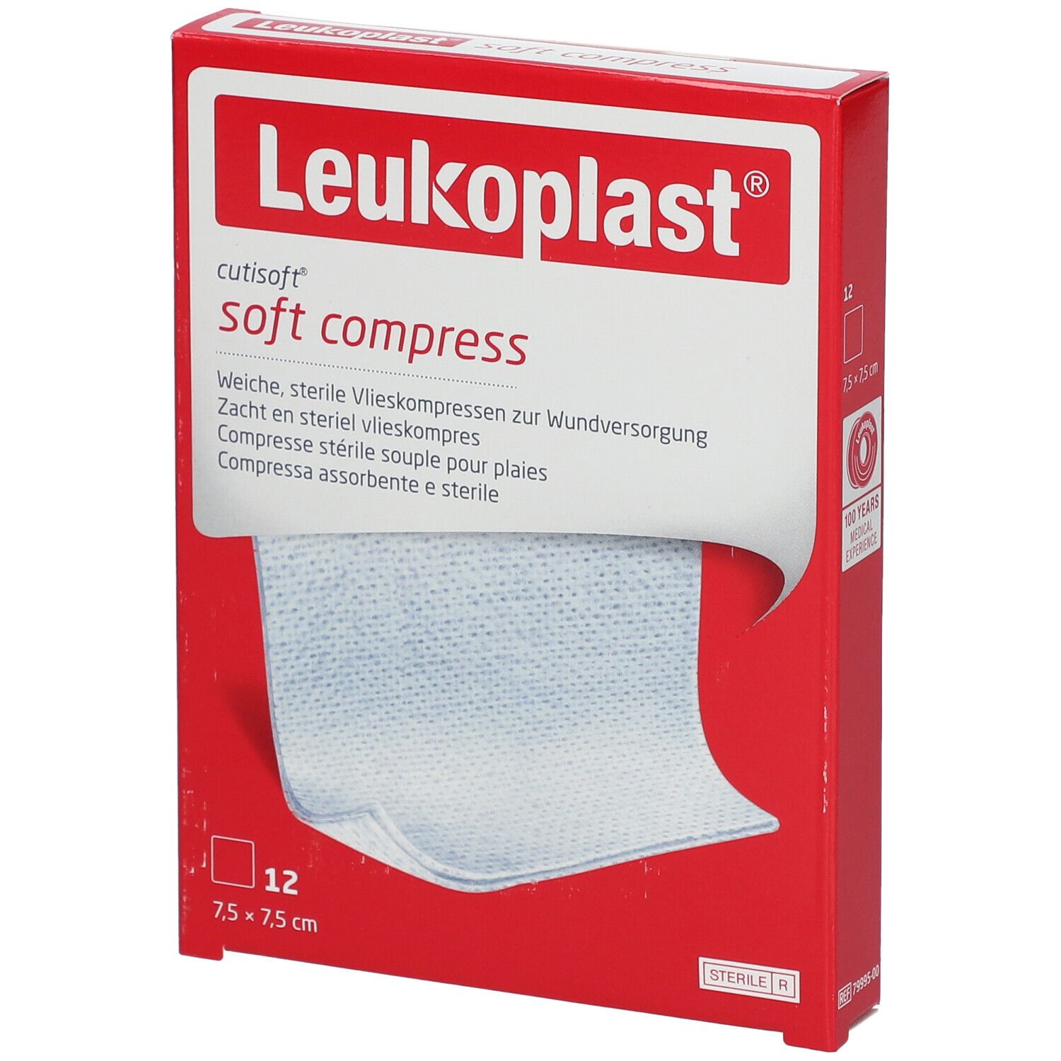 Cutisoft® Vlieskompresse steril 7,5 cm x 7,5 cm