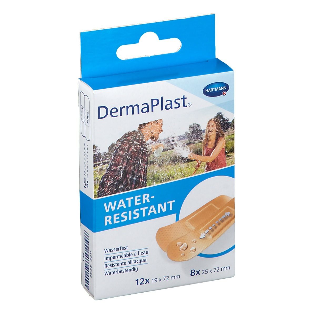 Image of DermaPlast® Water-resistant Pflasterstrips 2 Größen