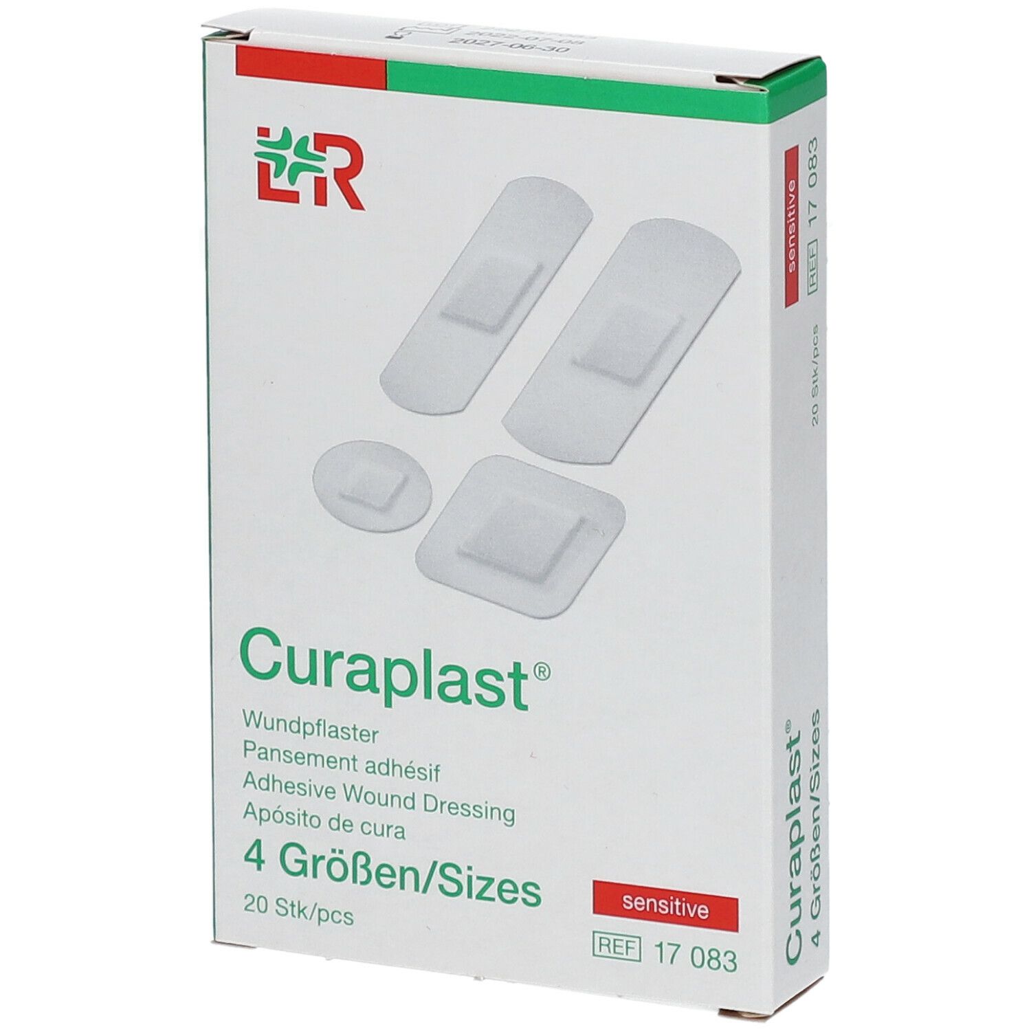 Curaplast® sensitiv strips sortiert