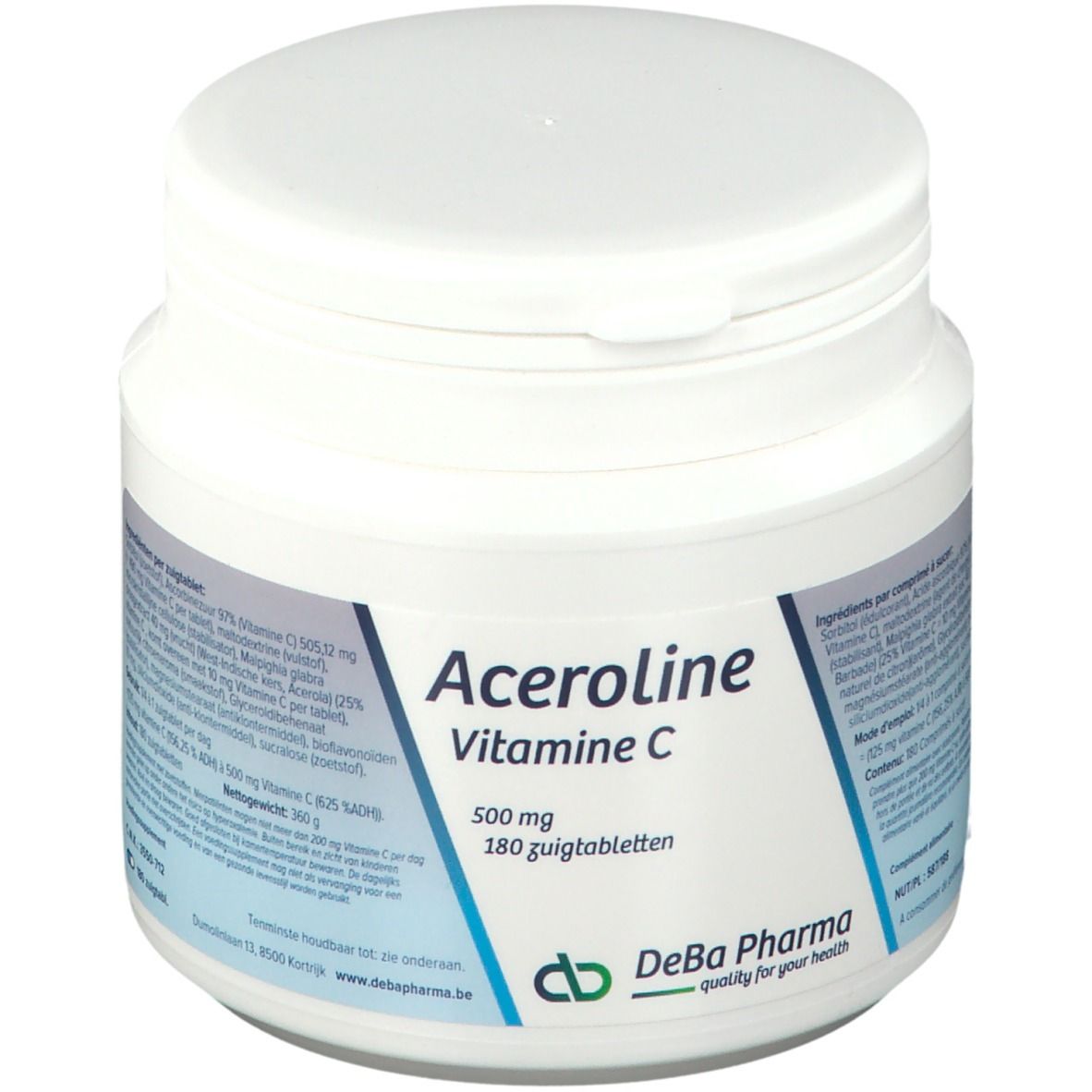 Image of Deba Pharma Acerolin 500 mg