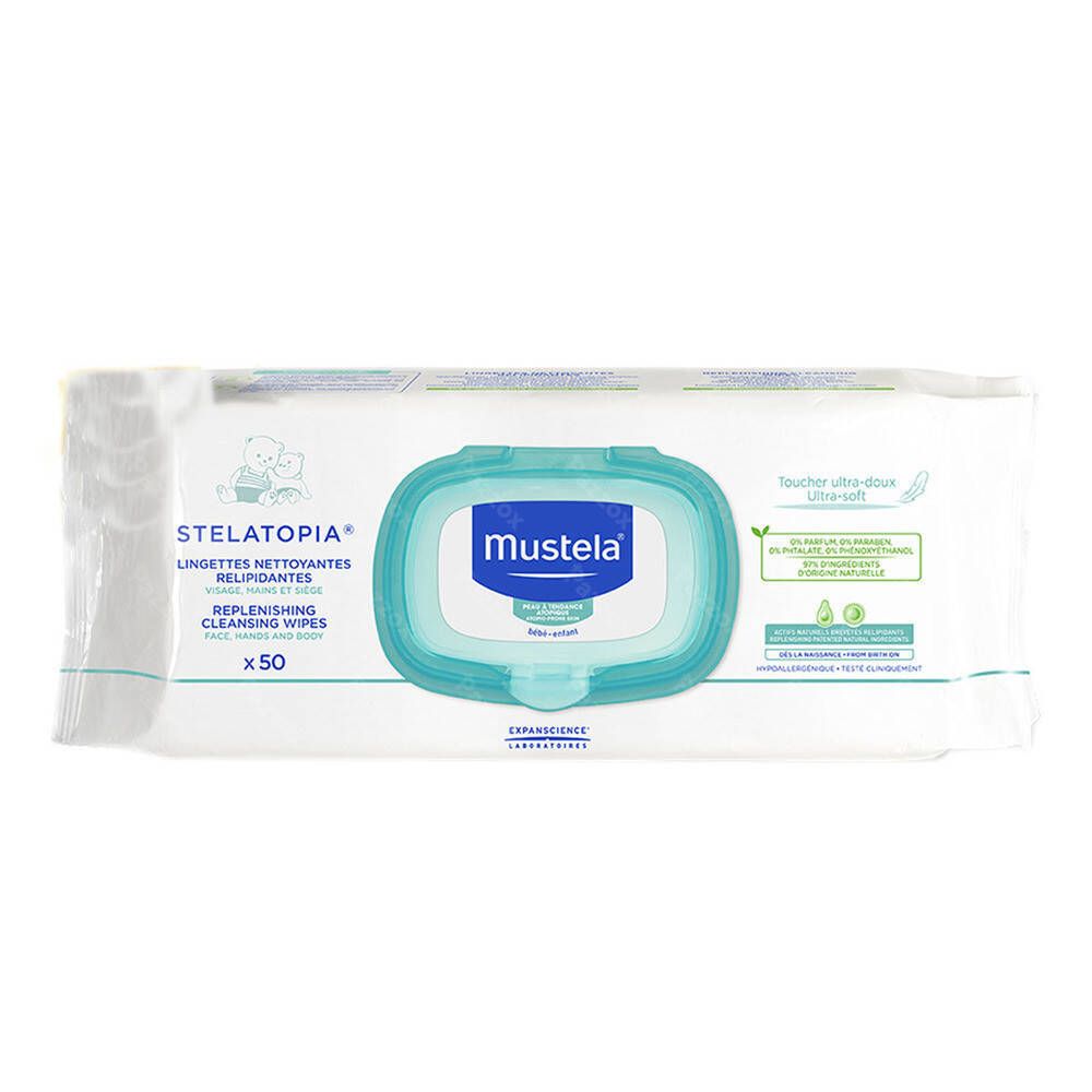 Mustela ® Stelatopia ® Reinigungstücher