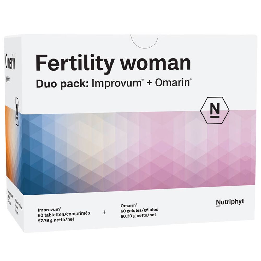 Image of Fertility women Dou pack Improvum® + Omarin®