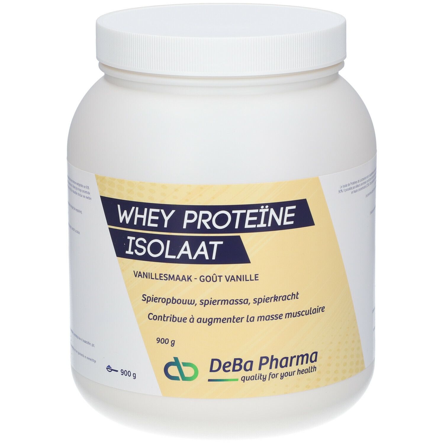 Image of DeBa Pharma Whey Protein Isolaat Vanille