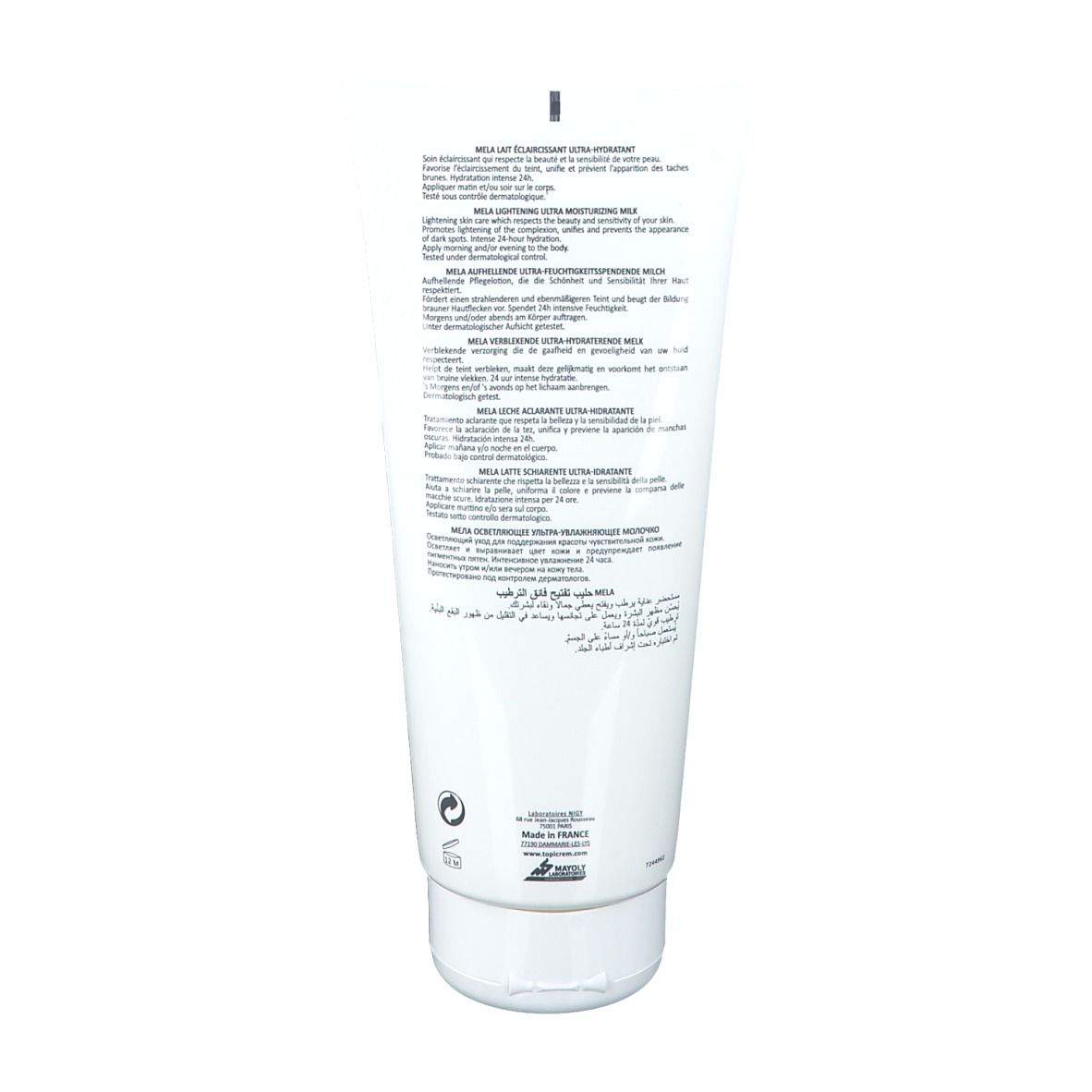 Thema MELA Aufhellende Ultra-Feuchtigkeitsmilch - shop-apotheke.ch