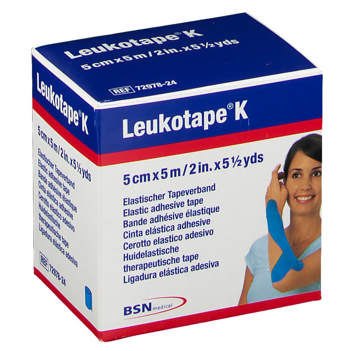 Leukotape® K 5 cm x 5 m hellblau