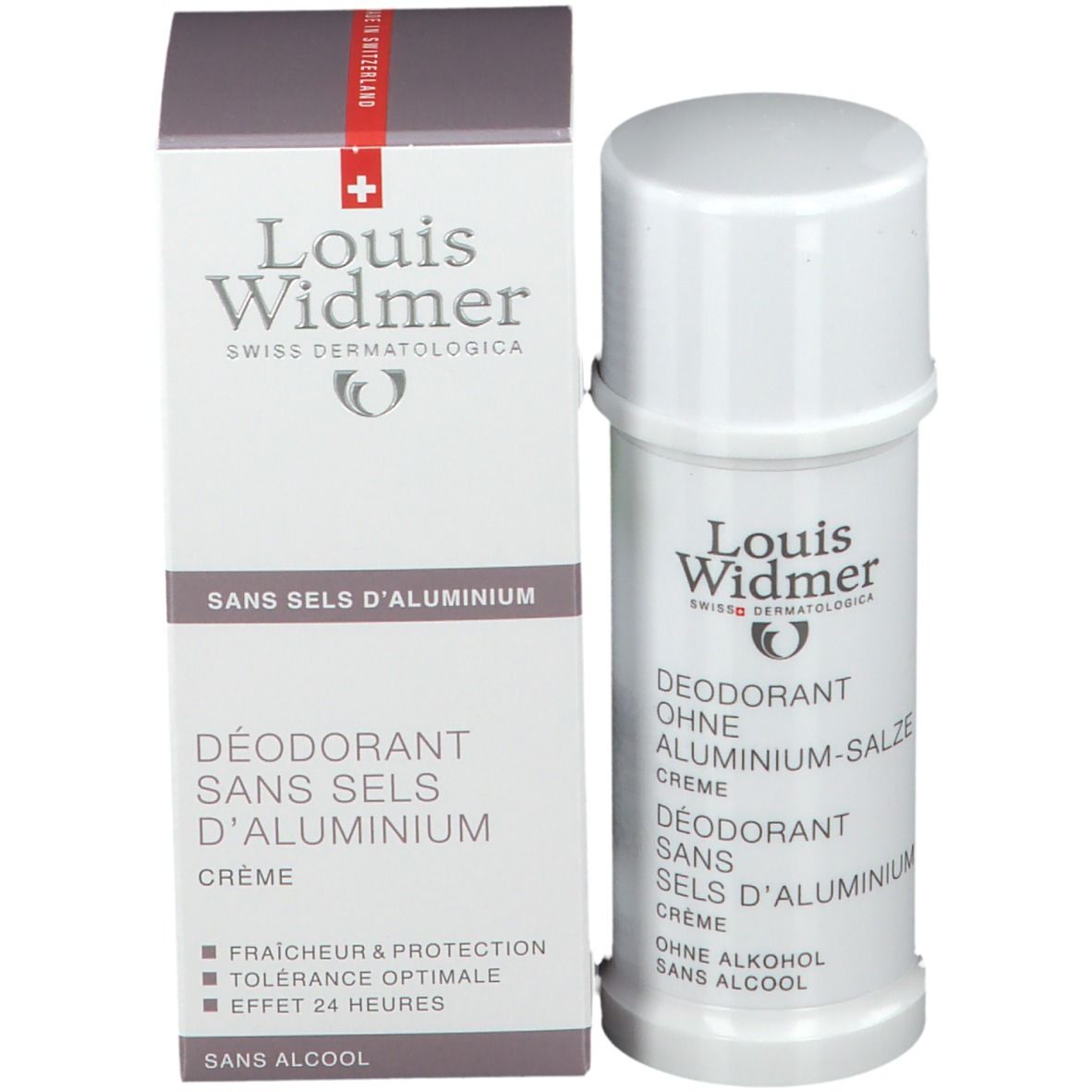 Louis Widmer Déodorant sans Sels d'Aluminium Crème légèrement parfumée shopapotheke.ch