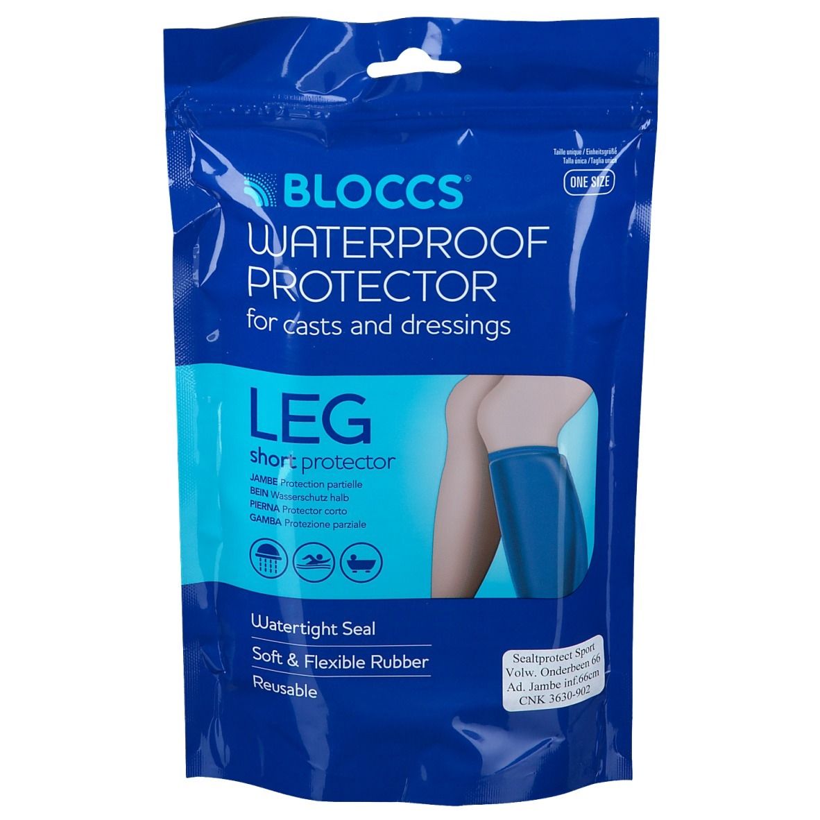 Bloccs Wasserdichter Gipsschutz Bein