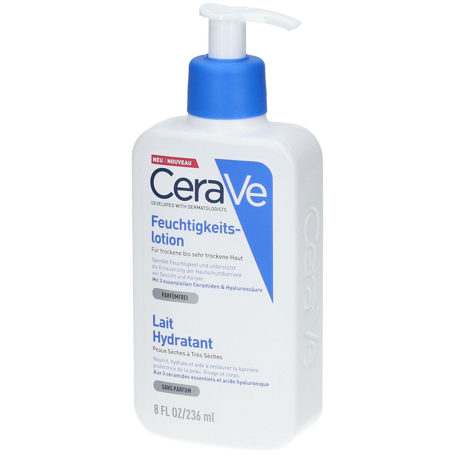 Cerave Lait Hydratant Visage Et Corps Pour Les Peaux Sèches à Très Sèches 236ml 0629