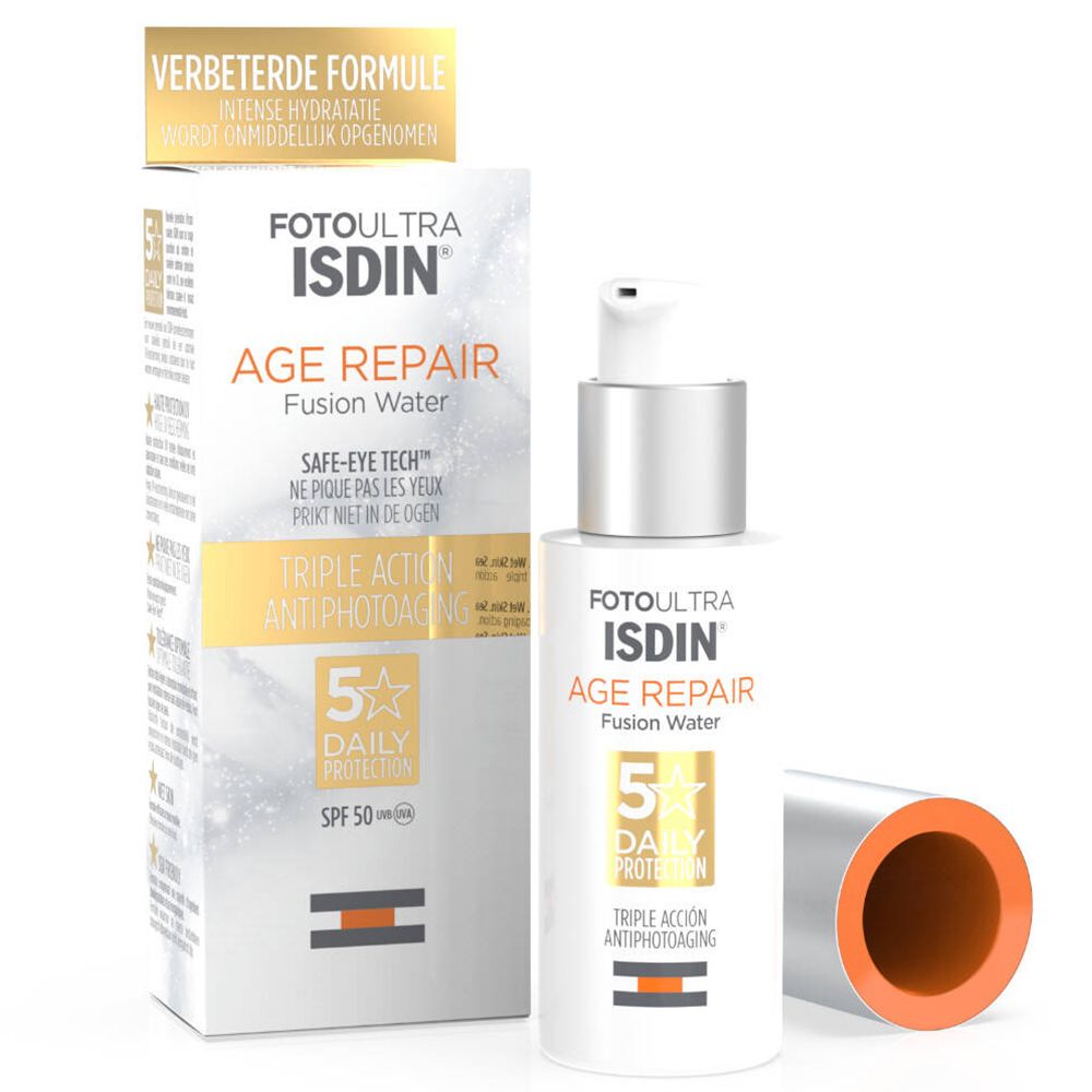 Image of ISDIN® Foto Ultra Age Repair Fusion Water Light Texture SPF 50