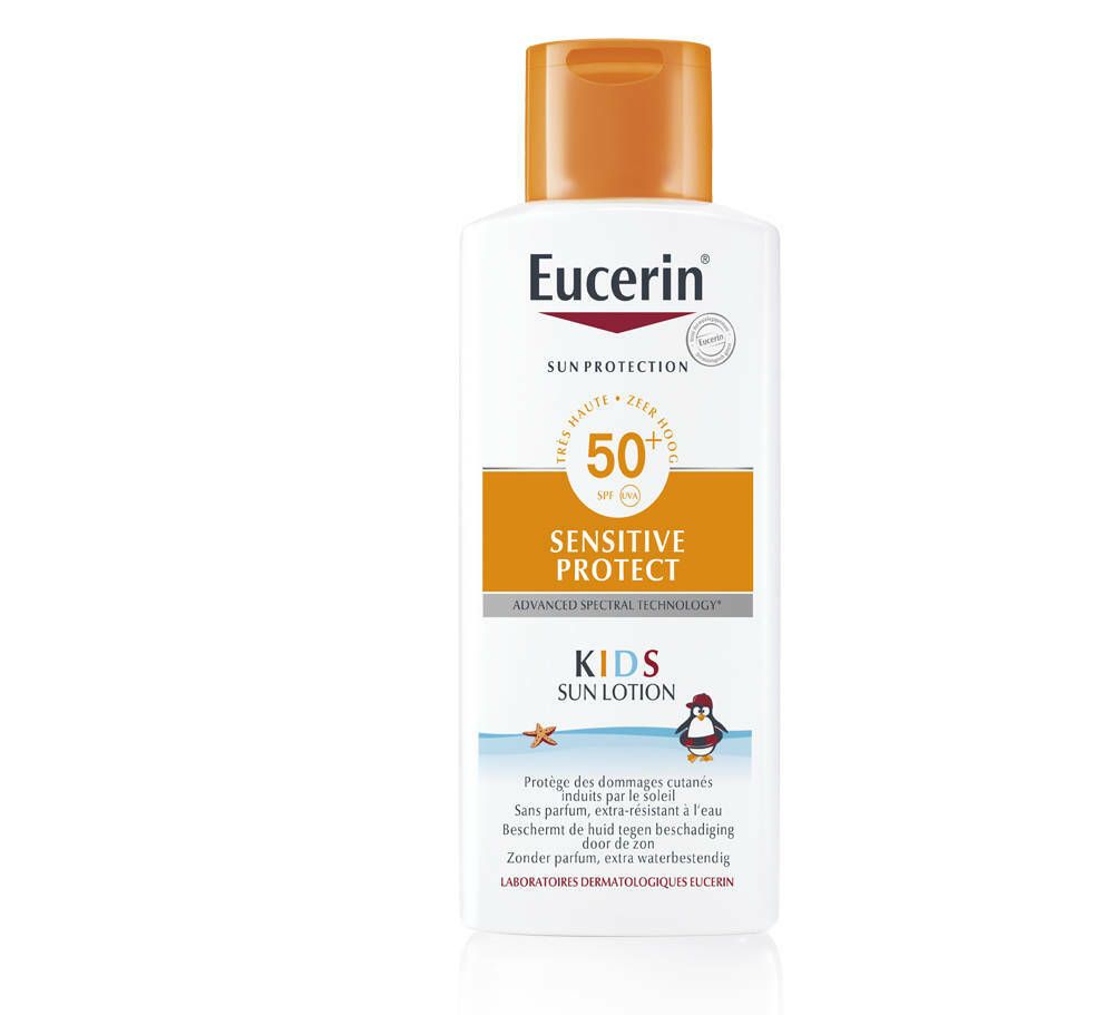 Image of Eucerin® Sensitive Protection SPF 50+ Kids Sun Lotion 50+