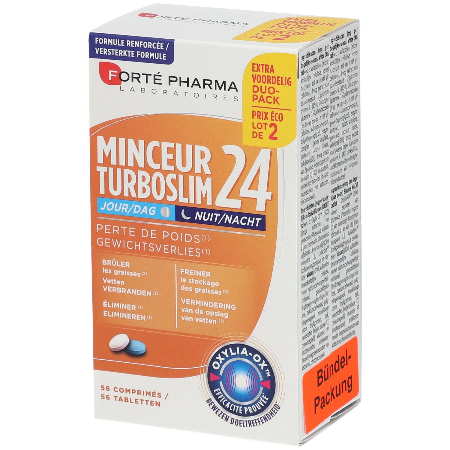 Forté Pharma TurboSlim 24 Tag & Nacht Doppelpack
