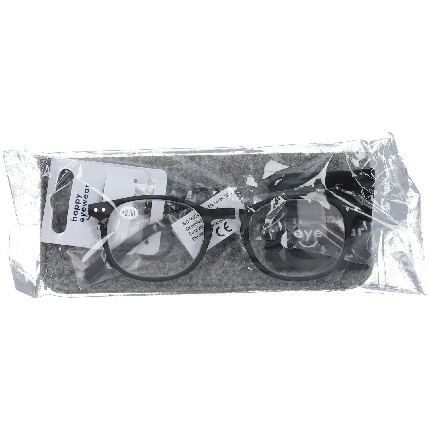 Pharma Glasses Lesebrille Roma schwarz + 2.50