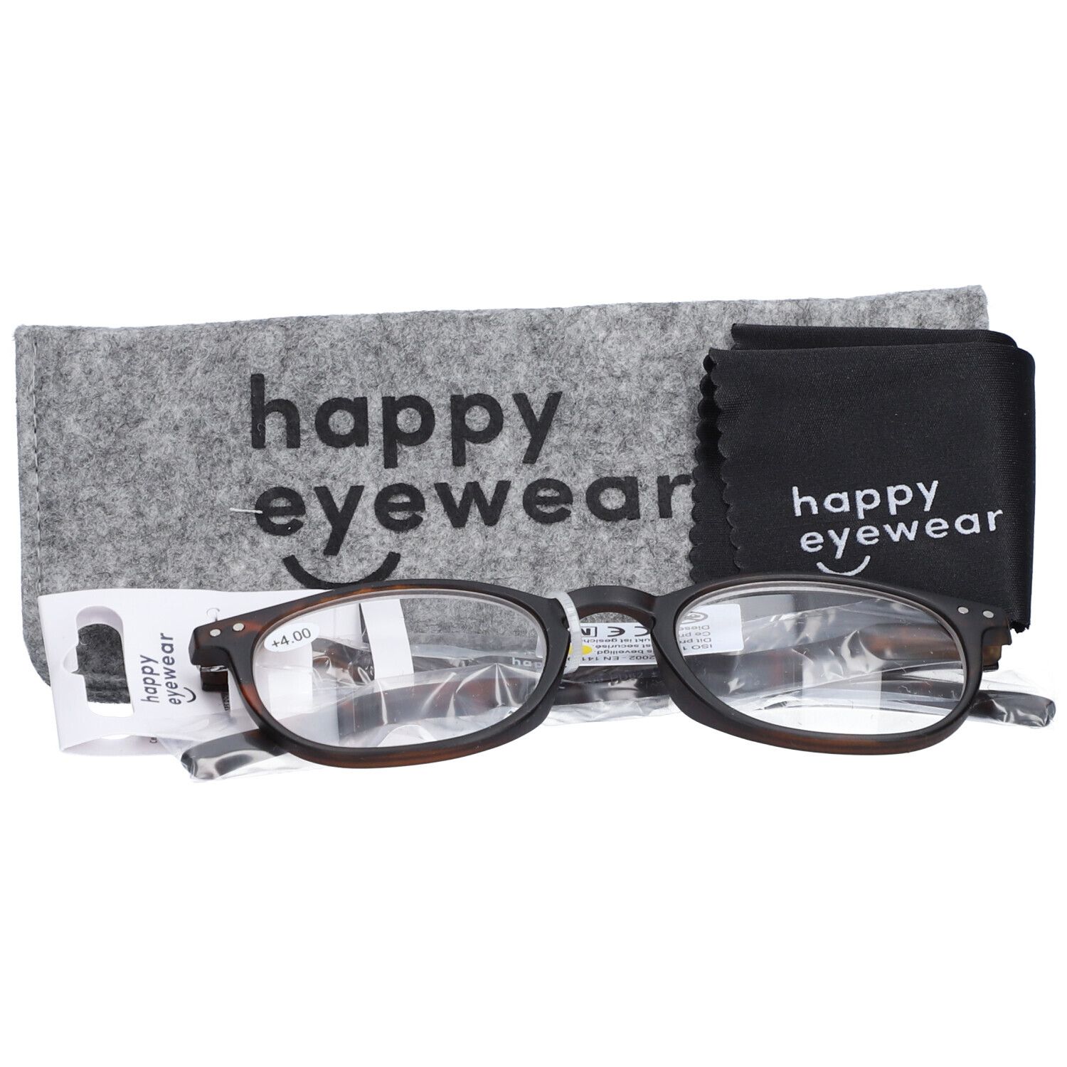 Pharma Glasses Lesebrille Roma Tiger + 4.00