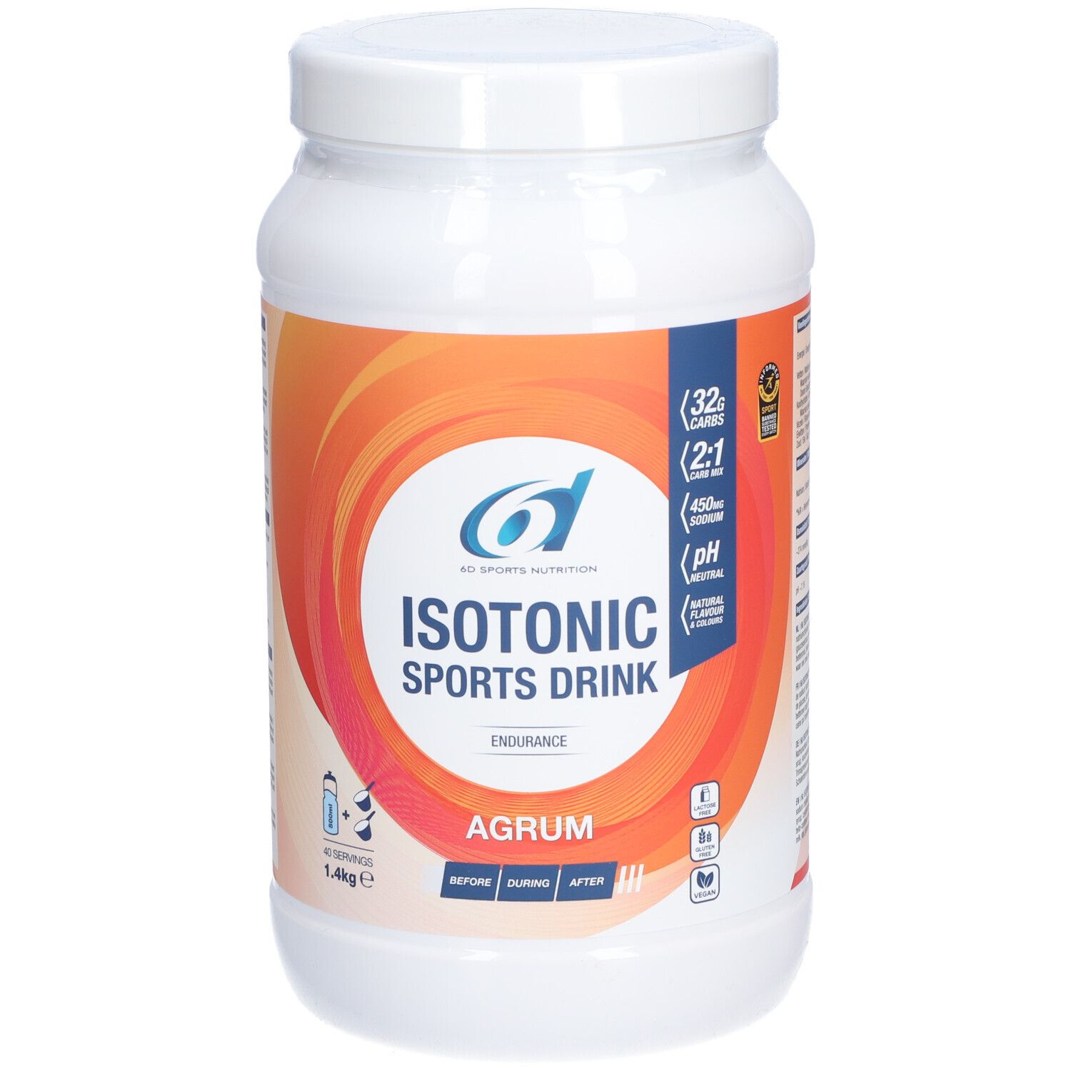Image of 6D Sports Nutrition Isotonic Sports Drink Agrum