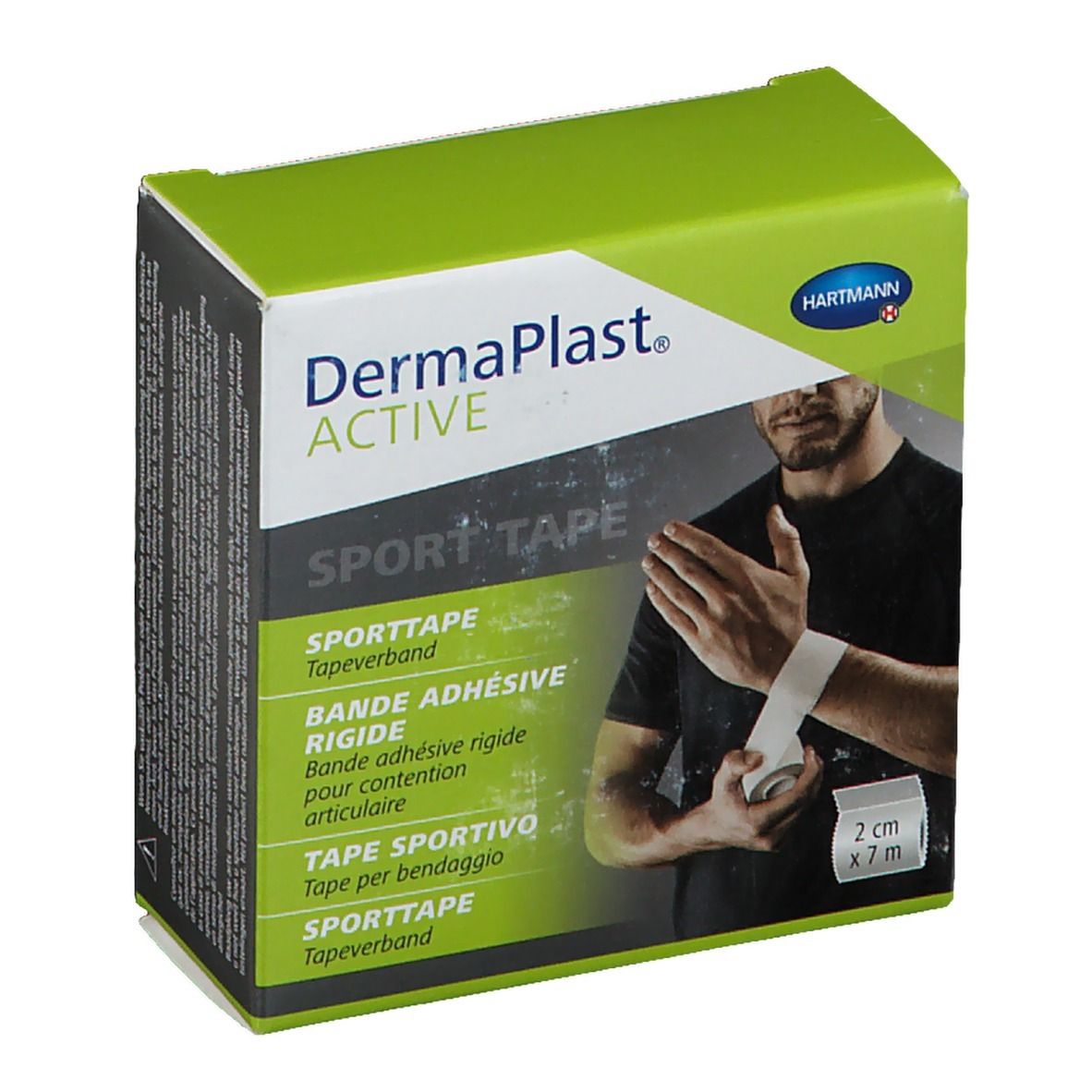 Image of Dermaplast® Active Sport Tape weiß 2cm x 7 m