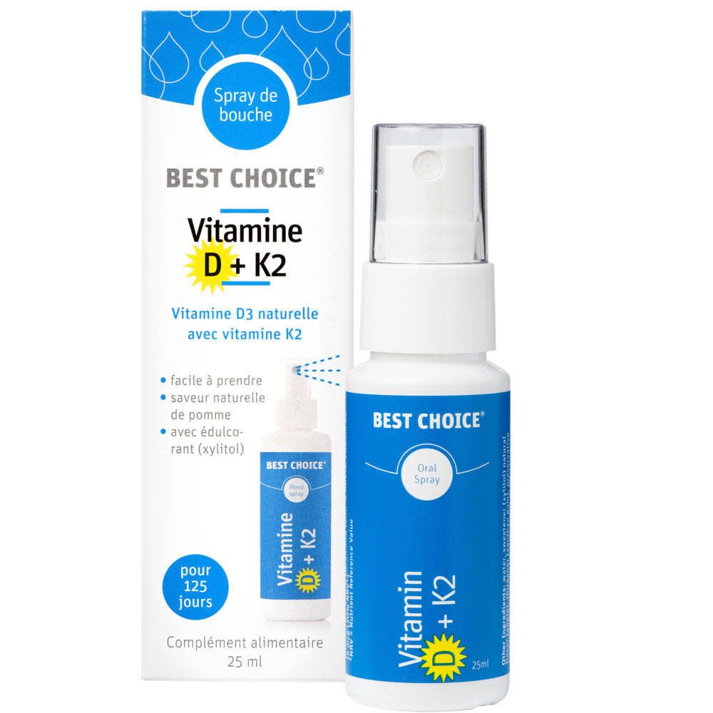 Best Choice® Vitamin D3 + K2