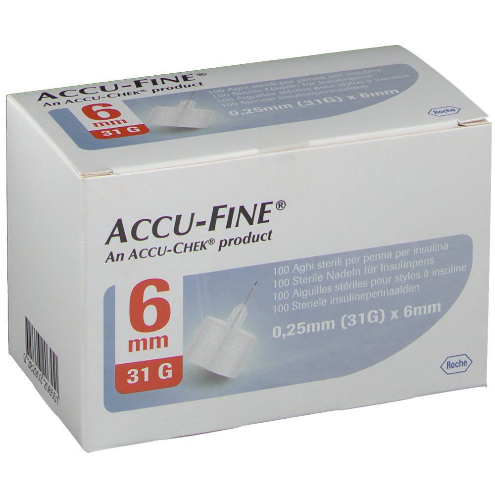 Image of ACCU-FINE® 6 mm 31G (0,25 mm x 6 mm)