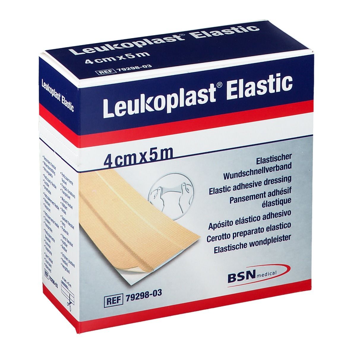 Leukoplast® Elastisch 4 cm x 5 m