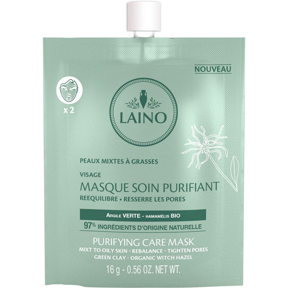 LAINO Reinigende Pflege-Maske für Misch- und fettige Haut