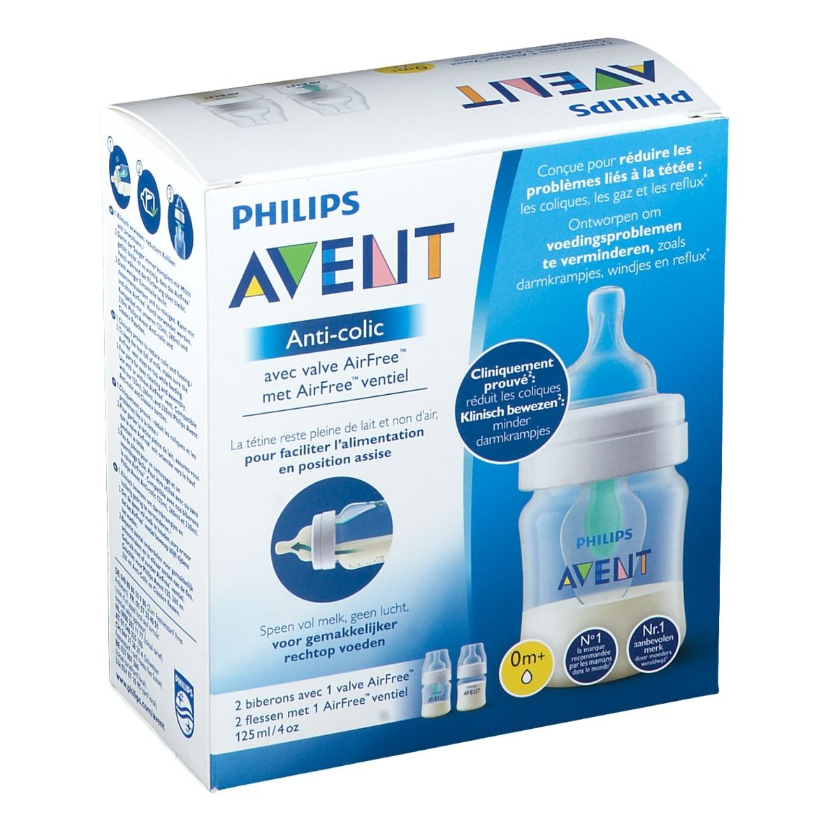 Image of Philips® AVENT Anti-Kolik Flaschen mit 1 AirFree™-Ventil