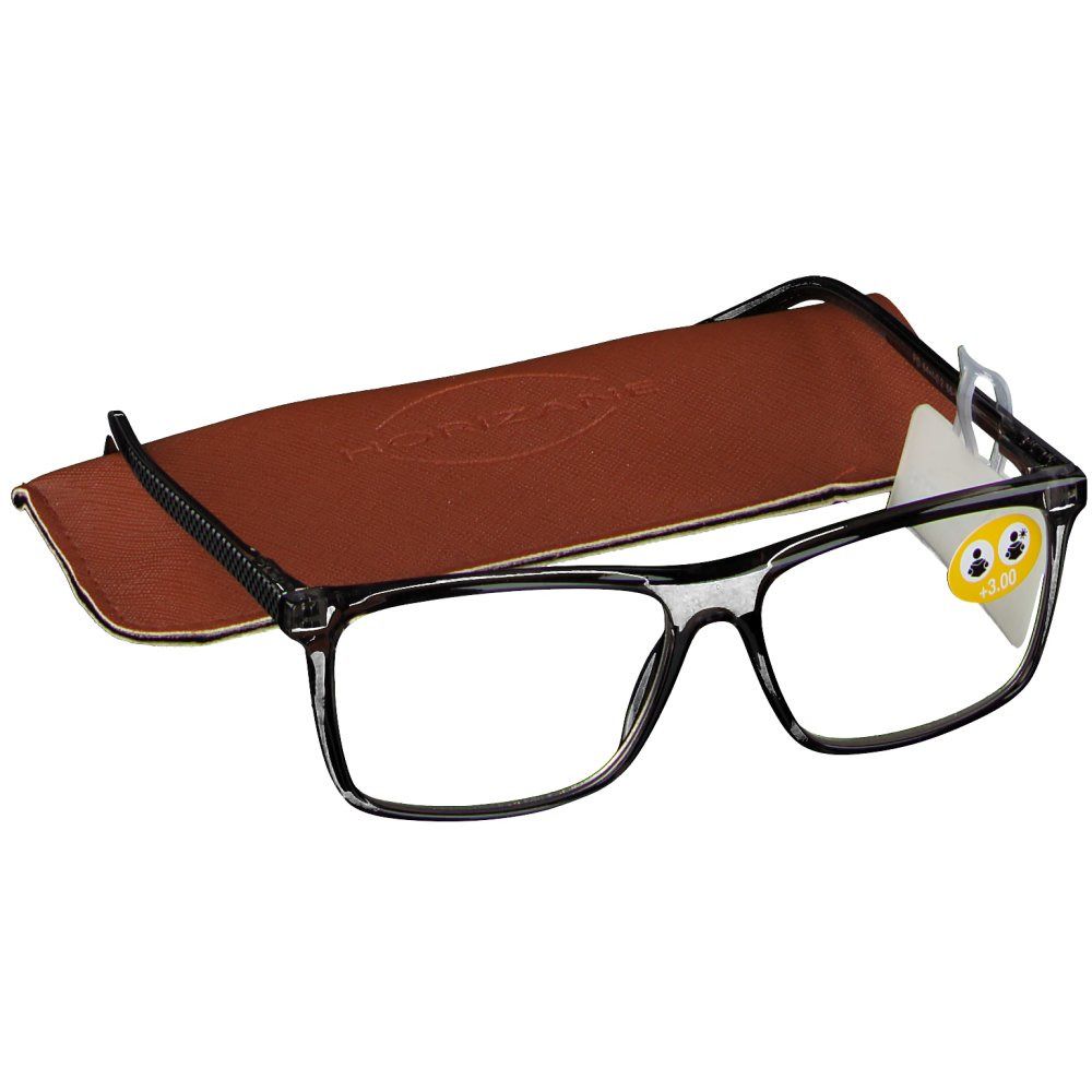 HORIZANE Eclipse Lesebrille Schwarz +3,00