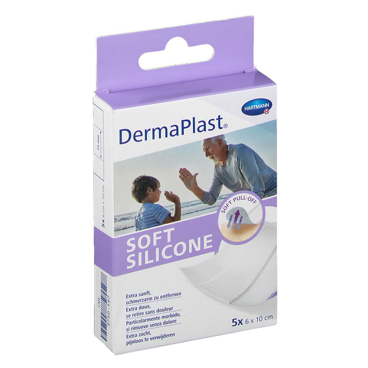 Image of DermaPlast® Soft Silicon 6 x 10 cm
