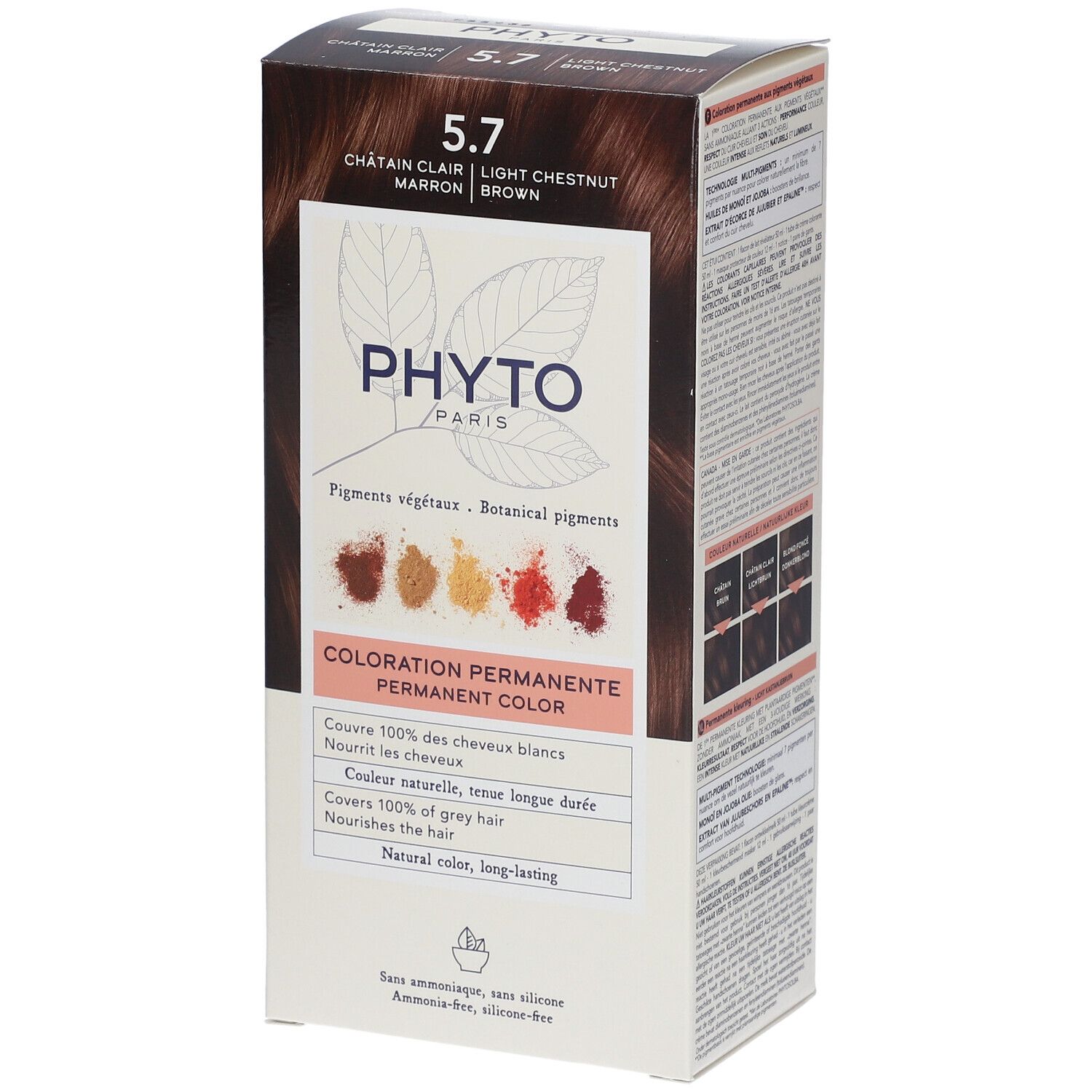 PHYTOCOLOR 5.7 Hellbraun braun braun