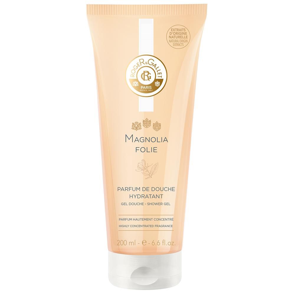 ROGER & GALLET Parfurmiertes feuchtigkeitsspendendes Duschgel Magnolia Folie