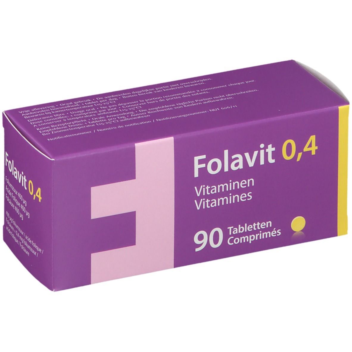 Image of Folavit 0,4 Vitamine Tabletten